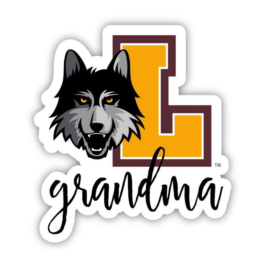 Loyola University Ramblers 4 Inch Proud Grand Mom Die Cut Decal Image 1