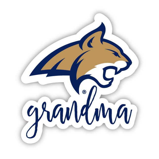 Montana State Bobcats 4 Inch Proud Grand Mom Die Cut Decal Image 1