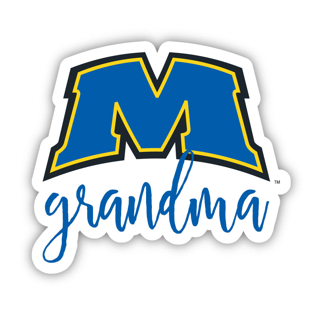 Morehead State University 4 Inch Proud Grand Mom Die Cut Decal Image 1