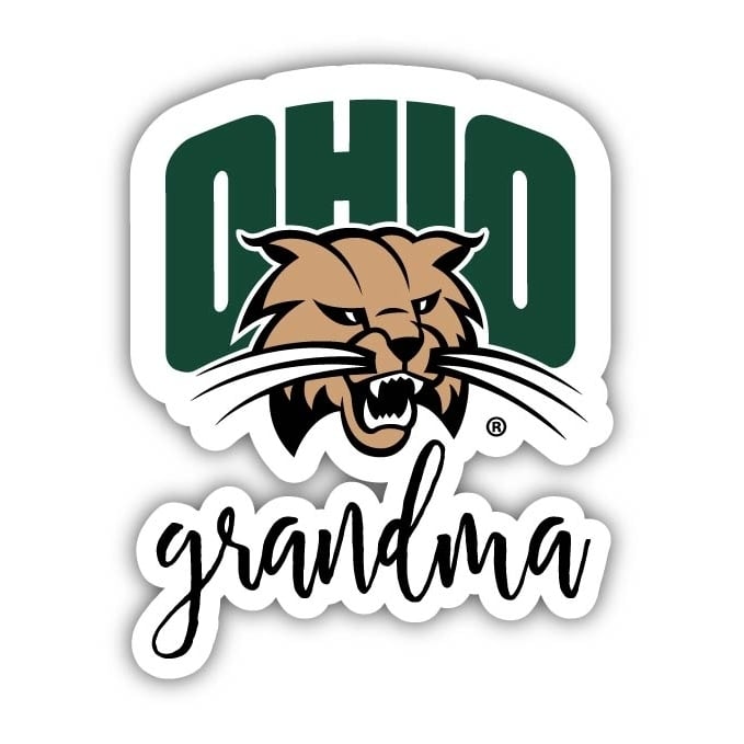 Ohio University 4 Inch Proud Grand Mom Die Cut Decal Image 1