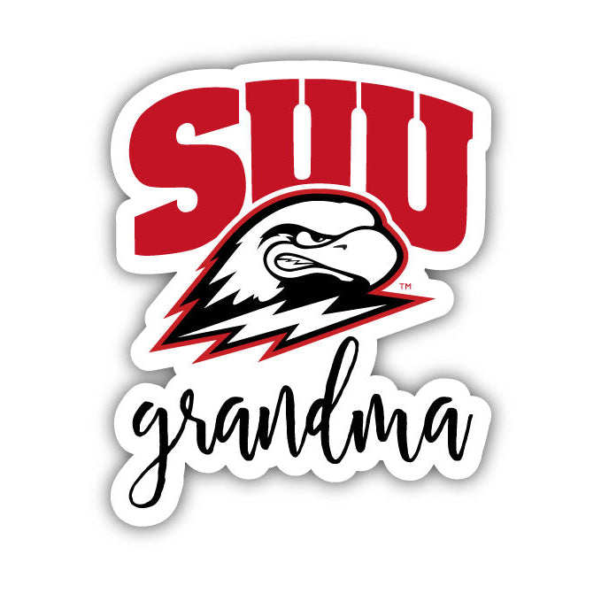 Southern Utah University 4 Inch Proud Grand Mom Die Cut Decal Image 1