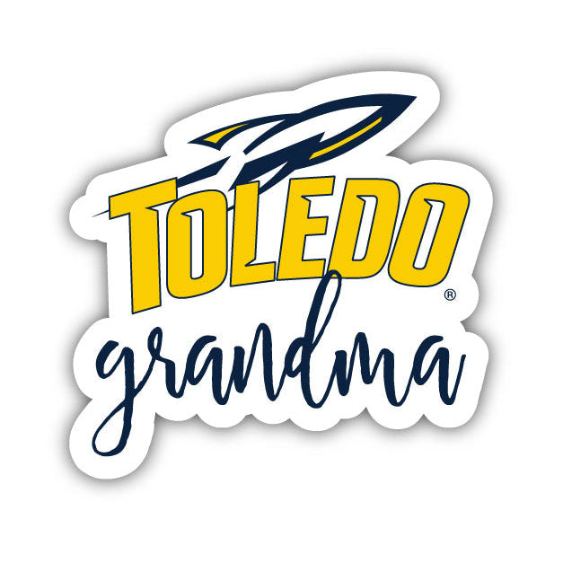 Toledo Rockets 4 Inch Proud Grand Mom Die Cut Decal Image 1