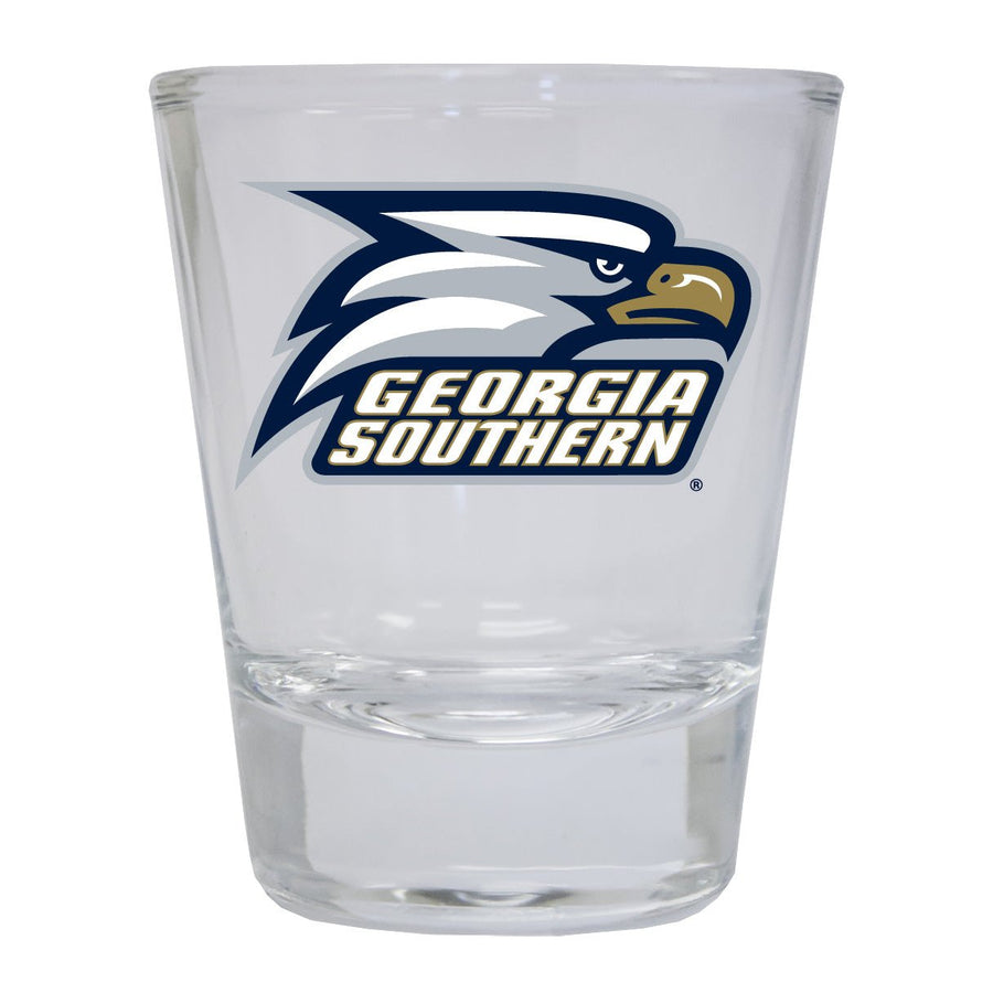 Georgia Southern Eagles NCAA Legacy Edition 2oz Round Base Shot Glass Clear Image 1