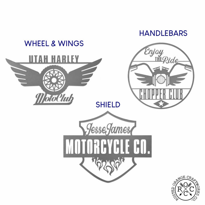 Motorcycle Life - 3 Styles Personalized Rustic Garage Sign Image 7