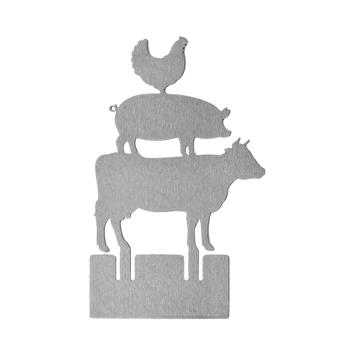 Farm Life Collection - Metal Chicken, Cow, and Bee Decorative Signs Image 7