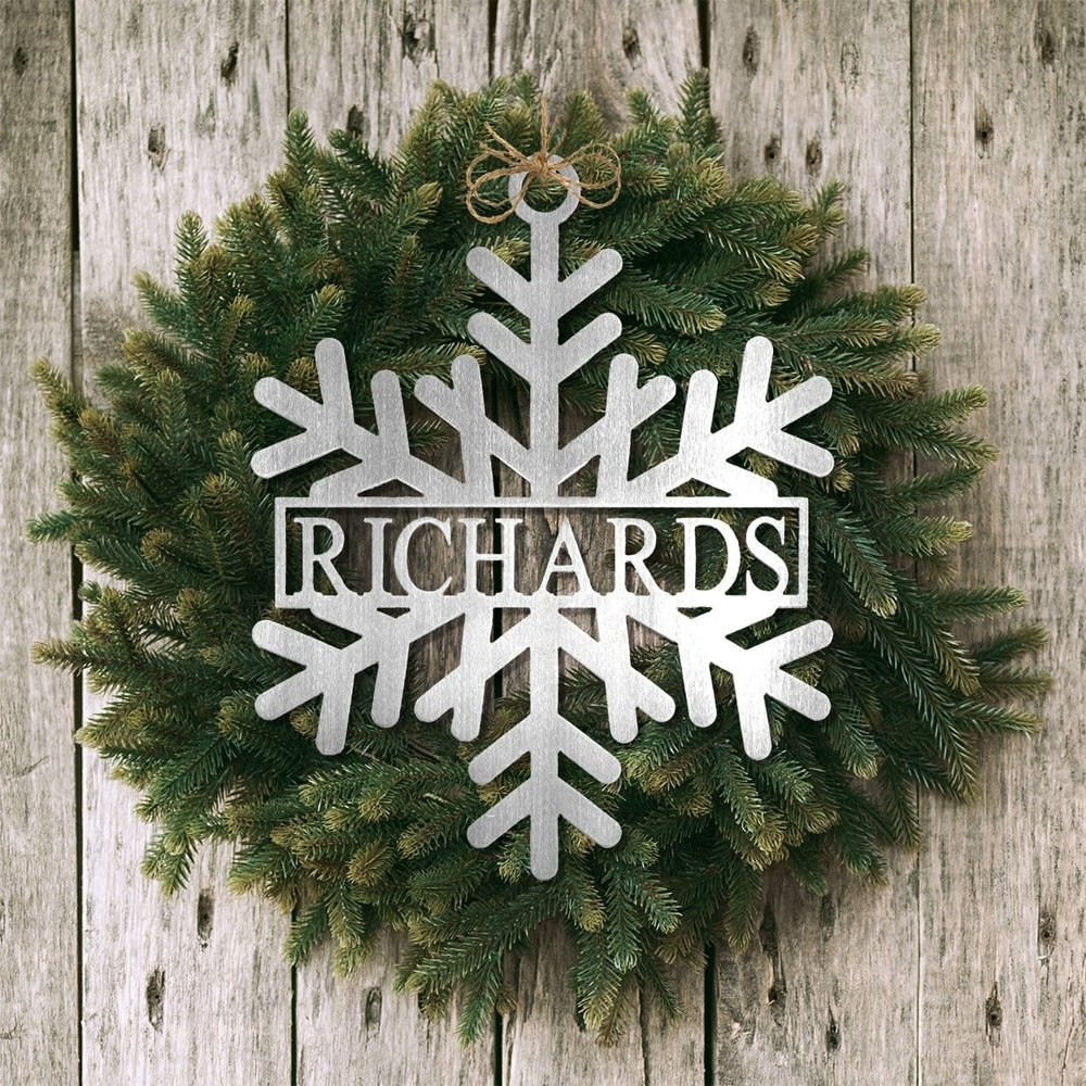 12" Holiday Name Sign Collection - Personalized Christmas Signs Image 2