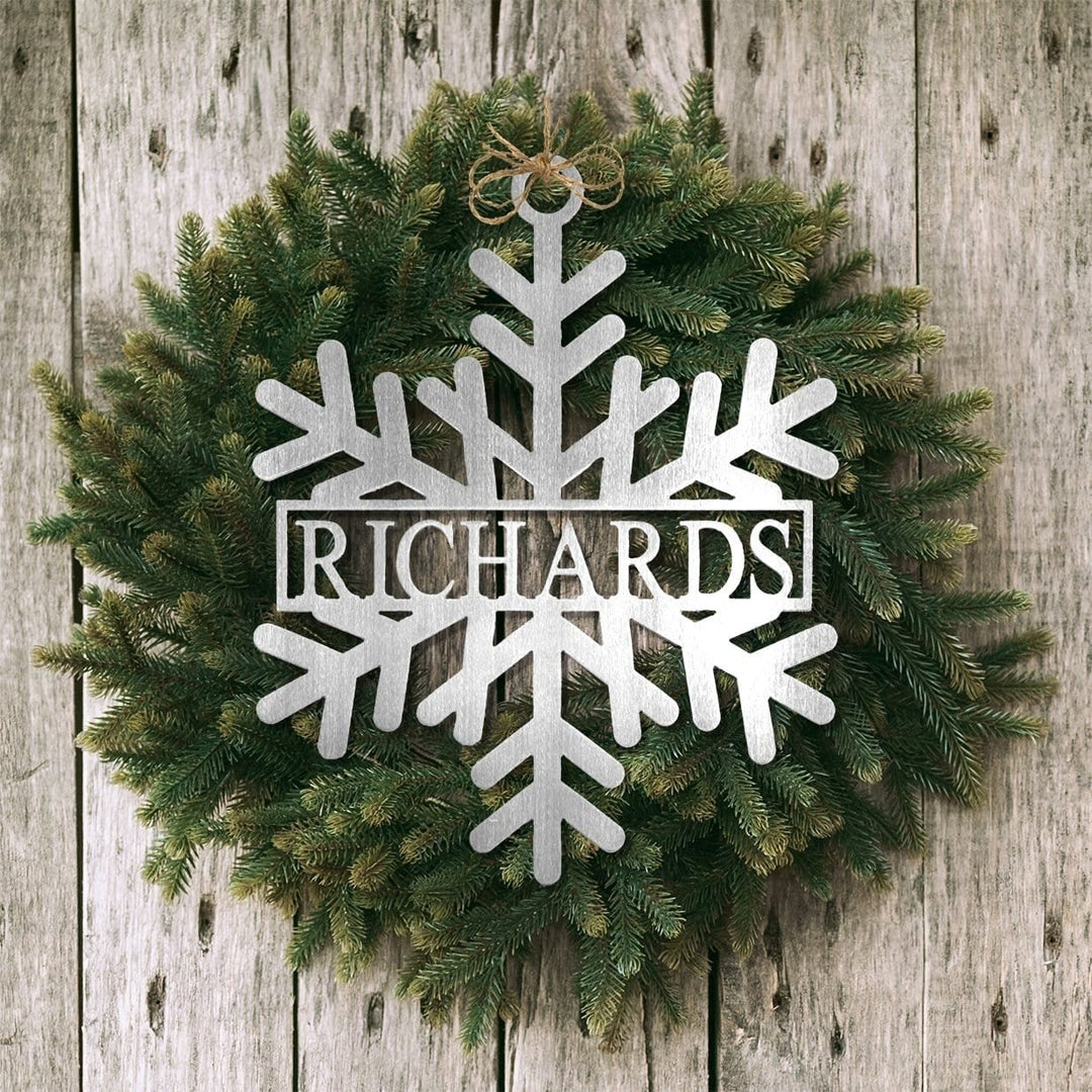 12" Holiday Name Sign Collection - Personalized Christmas Signs Image 1