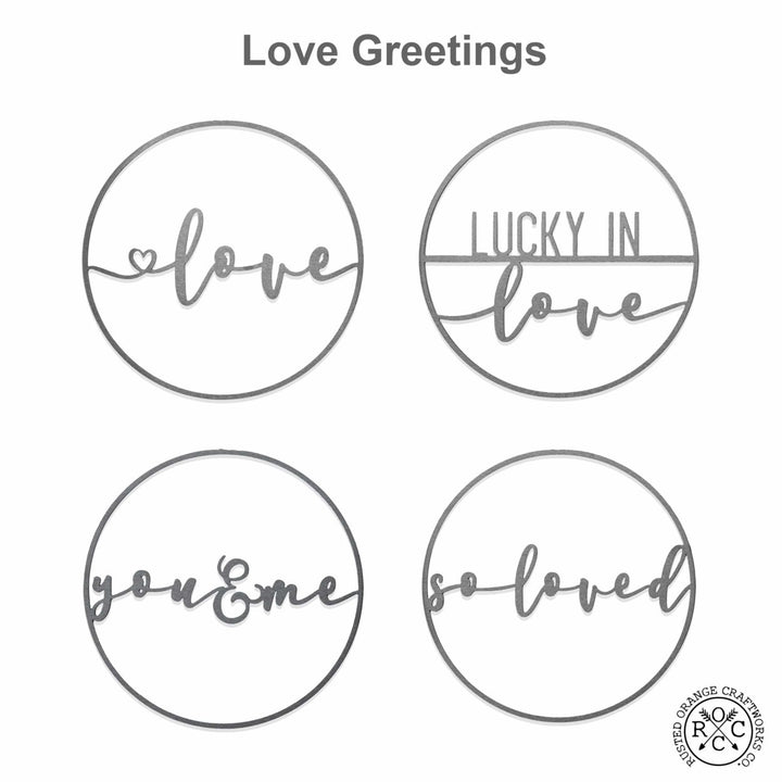 Minimalist Love Greetings -  For Wall Love Sign Image 5