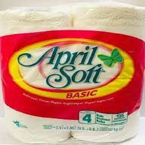 April Soft Basic Bathroom Tissues (4 Rolls) Image 2