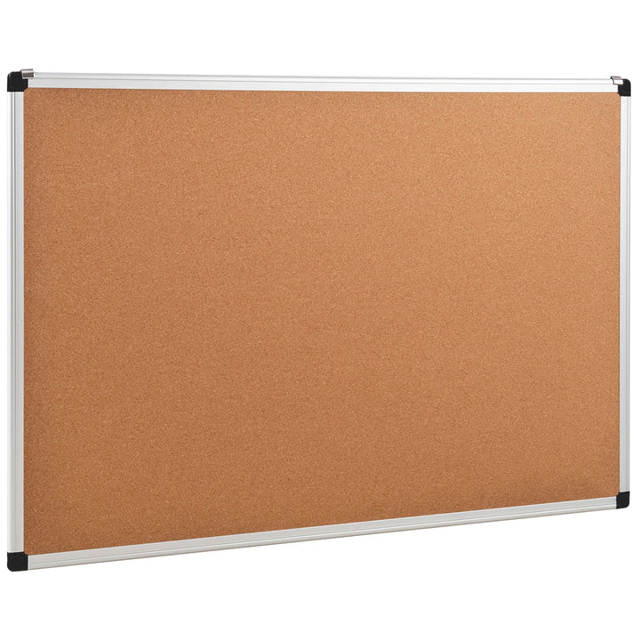 Costway Cork Bulletin Board Wall Mounted Notice Pin Board w/ Aluminium Frame Image 10