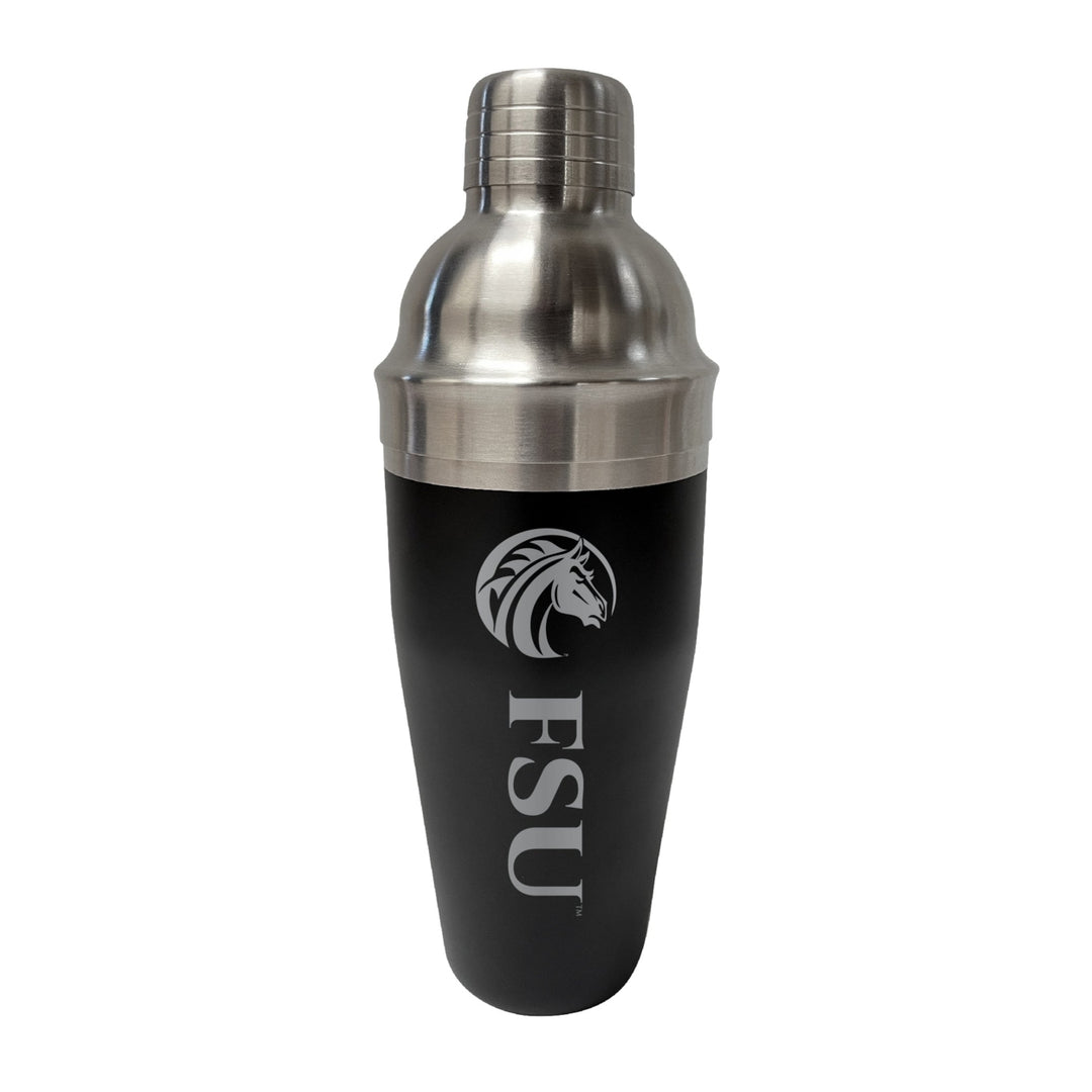 Fayetteville State University NCAA Official 24 oz Engraved Stainless Steel Cocktail Shaker College Team Spirit Drink Image 1