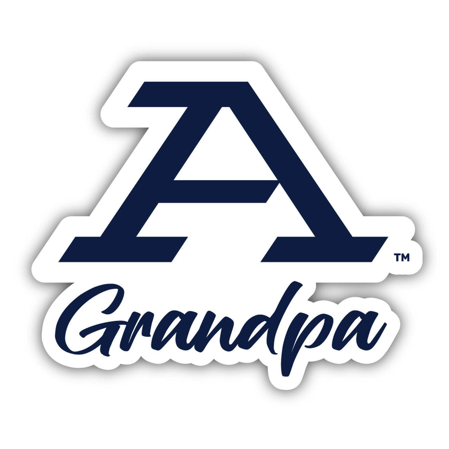 Akron Zips 4-Inch Proud Grandpa NCAA - Durable School Spirit Vinyl Decal Perfect Gift for Grandpa Image 1