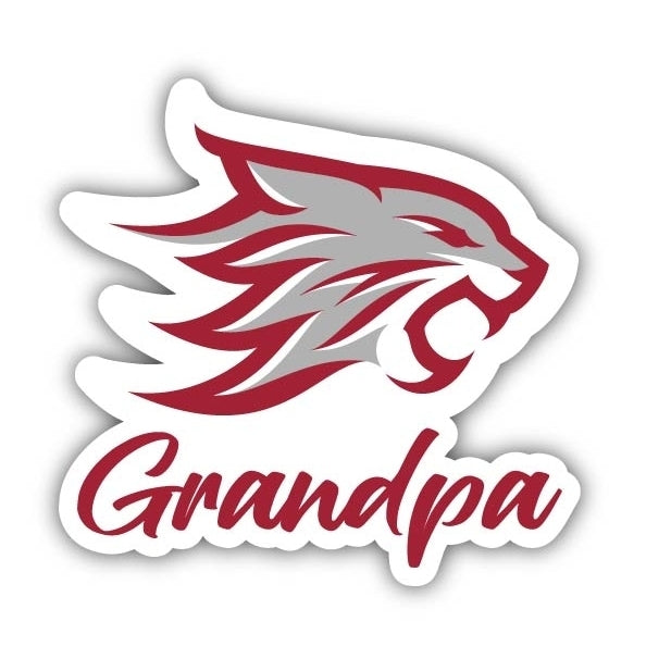 California State University, Chico 4-Inch Proud Grandpa NCAA - Durable School Spirit Vinyl Decal Perfect Gift for Image 1