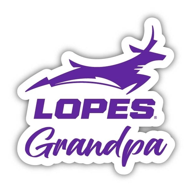 Grand Canyon University Lopes 4-Inch Proud Grandpa NCAA - Durable School Spirit Vinyl Decal Perfect Gift for Grandpa Image 1