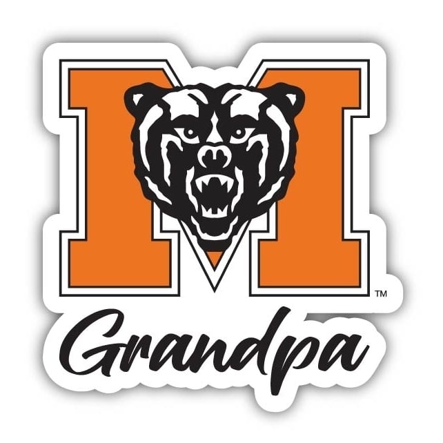 Mercer University 4-Inch Proud Grandpa NCAA - Durable School Spirit Vinyl Decal Perfect Gift for Grandpa Image 1