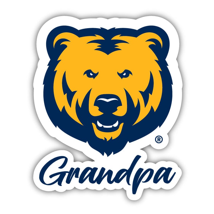 Northern Colorado Bears 4-Inch Proud Grandpa NCAA - Durable School Spirit Vinyl Decal Perfect Gift for Grandpa Image 1