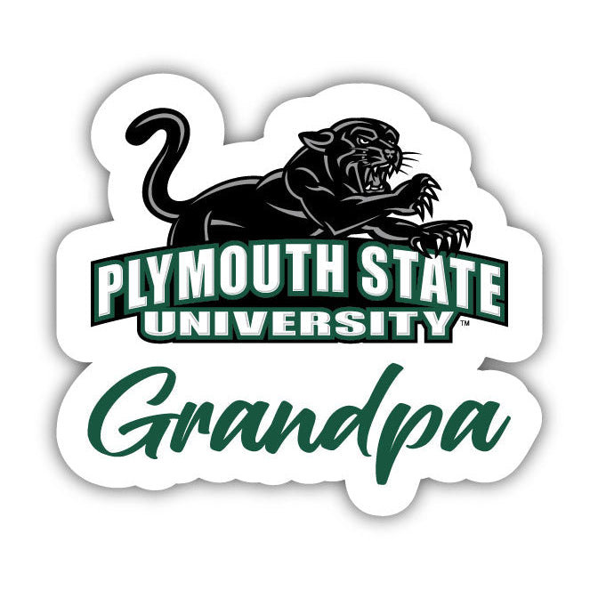 Plymouth State University 4-Inch Proud Grandpa NCAA - Durable School Spirit Vinyl Decal Perfect Gift for Grandpa Image 1