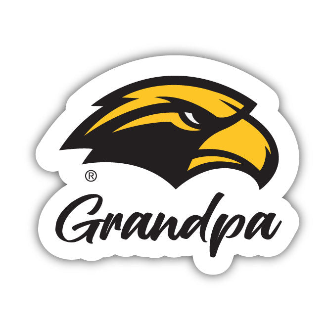 Southern Mississippi Golden Eagles 4-Inch Proud Grandpa NCAA - Durable School Spirit Vinyl Decal Perfect Gift for Image 1