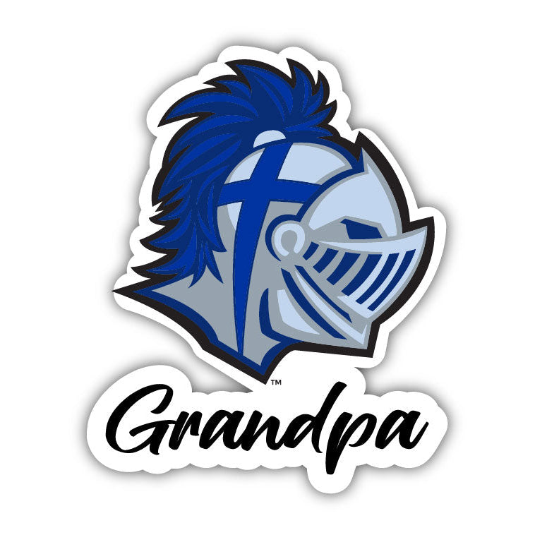 Southern Wesleyan University 4 Inch Proud Grandpa Die Cut Decal Image 1