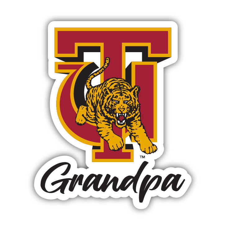 Tuskegee University 4 Inch Proud Grandpa Die Cut Decal Image 1