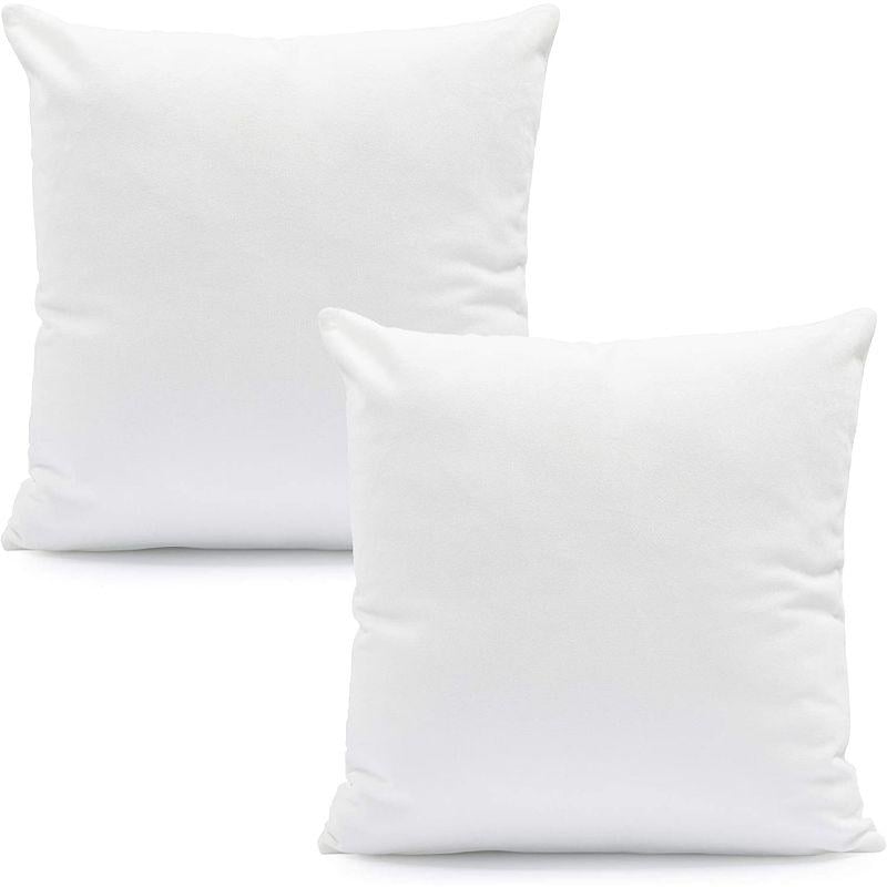 Hypoallergenic Linen Pillows 18 inch 18 inch Image 1