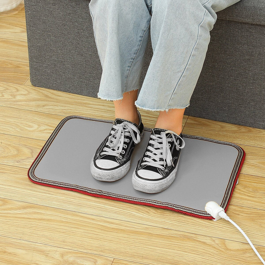 30x50cm Electric Winter Heating Foot Mat Pad Warmer Heated Floor Carpet Home 220V Image 8