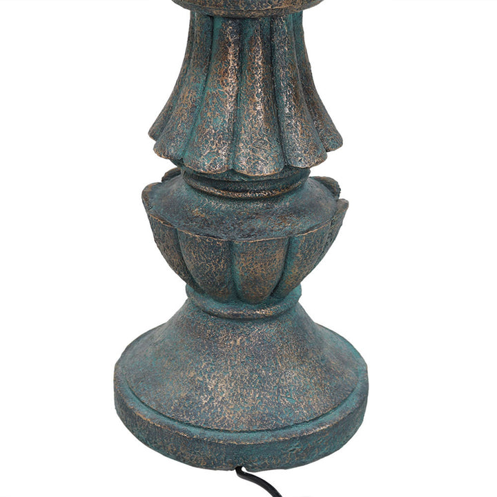 Sunnydaze Nouveau Tiered Polyresin Outdoor 2-Tier Water Fountain Image 7