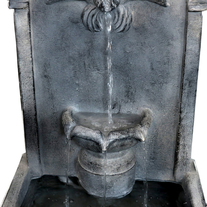 Sunnydaze French-Inspired Reinforced Concrete Outdoor Water Fountain Image 9