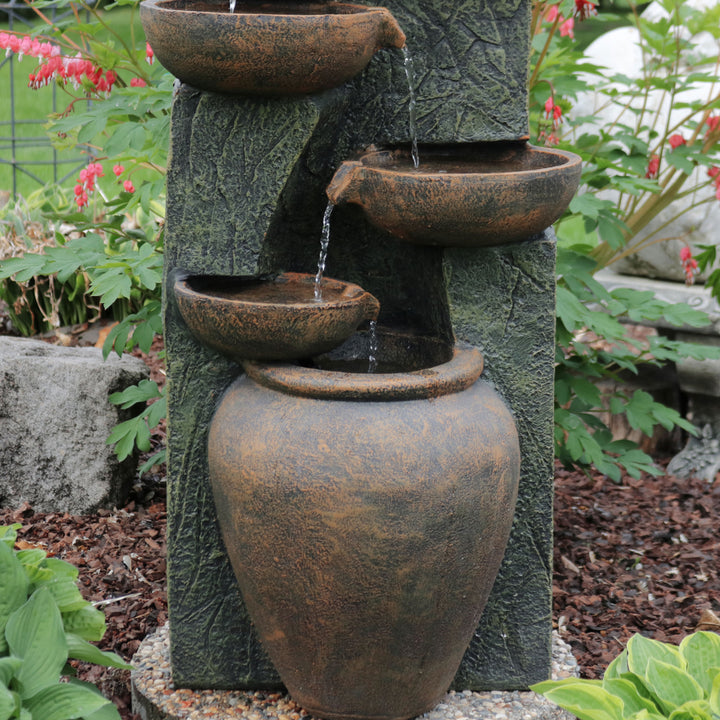 Sunnydaze Cascading Earthware Pottery Stream Water Fountain - 39 in Image 6