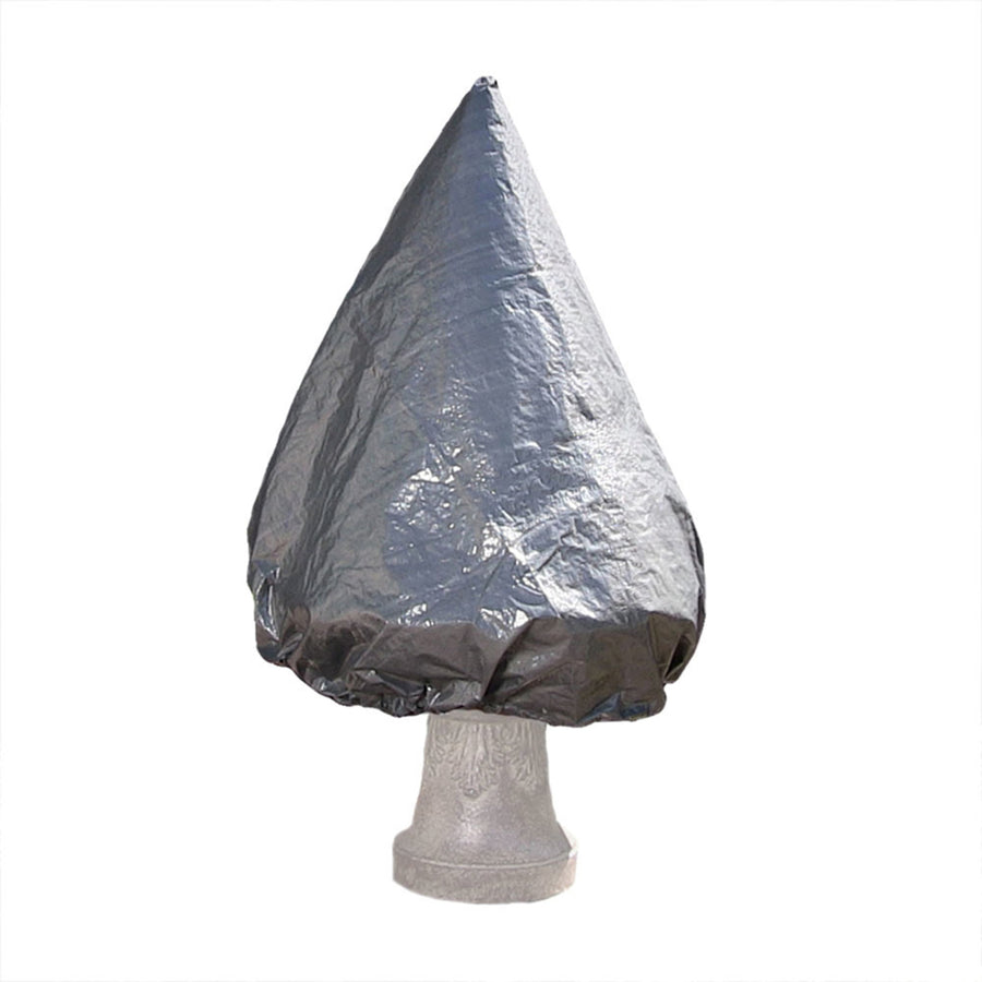 Sunnydaze Polyethylene Outdoor Tiered Fountain Cover - 38 in x 44 in Image 1