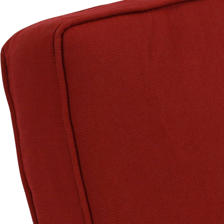 Sunnydaze Indoor/Outdoor Olefin Chaise Lounge Chair Cushion - Red Image 7