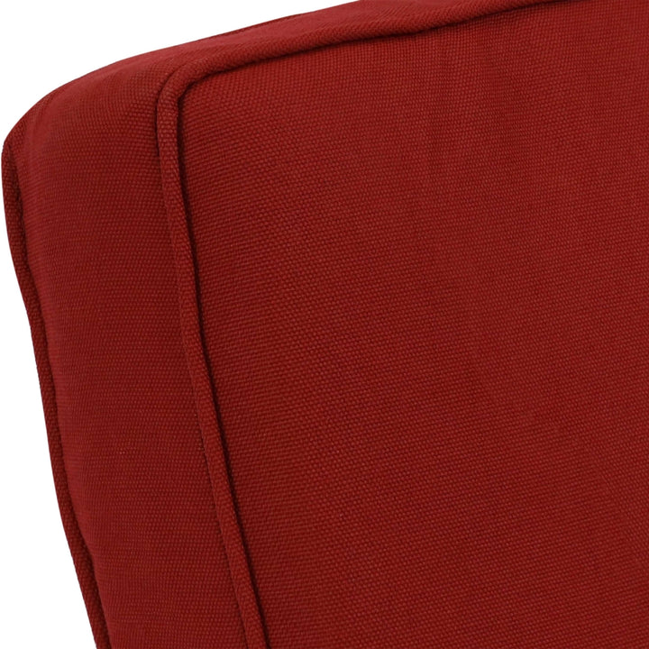 Sunnydaze Olefin Chaise Lounge Indoor and Outdoor Chair Cushion - Red Image 7