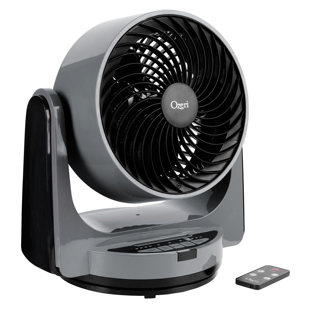 Ozeri Brezza III 10" Dual Oscillating Desk Fan 4 Speeds Remote Quiet Design Image 2