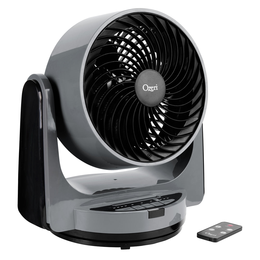 Ozeri Brezza III 10" Dual Oscillating Desk Fan 4 Speeds Remote Quiet Design Image 1