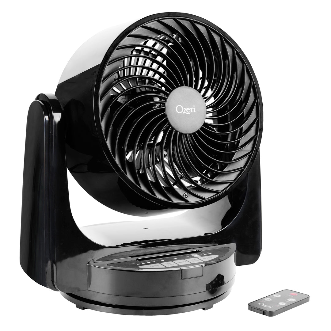 Ozeri Brezza III 10" Dual Oscillating Desk Fan 4 Speeds Remote Quiet Design Image 6