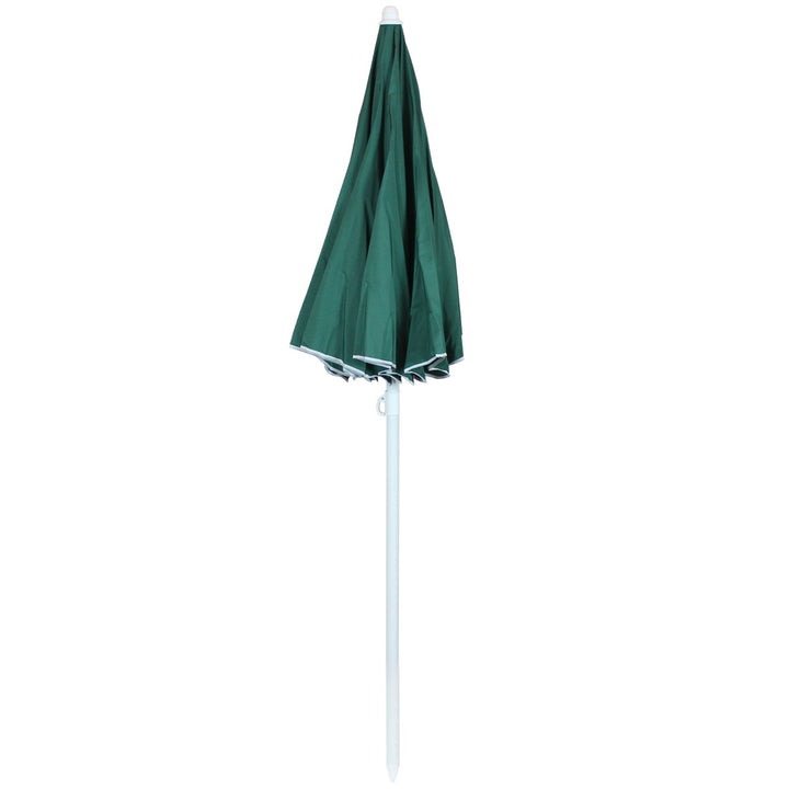 Sunnydaze 5 ft Steel Beach Umbrella with Tilt - Sage Green Image 12