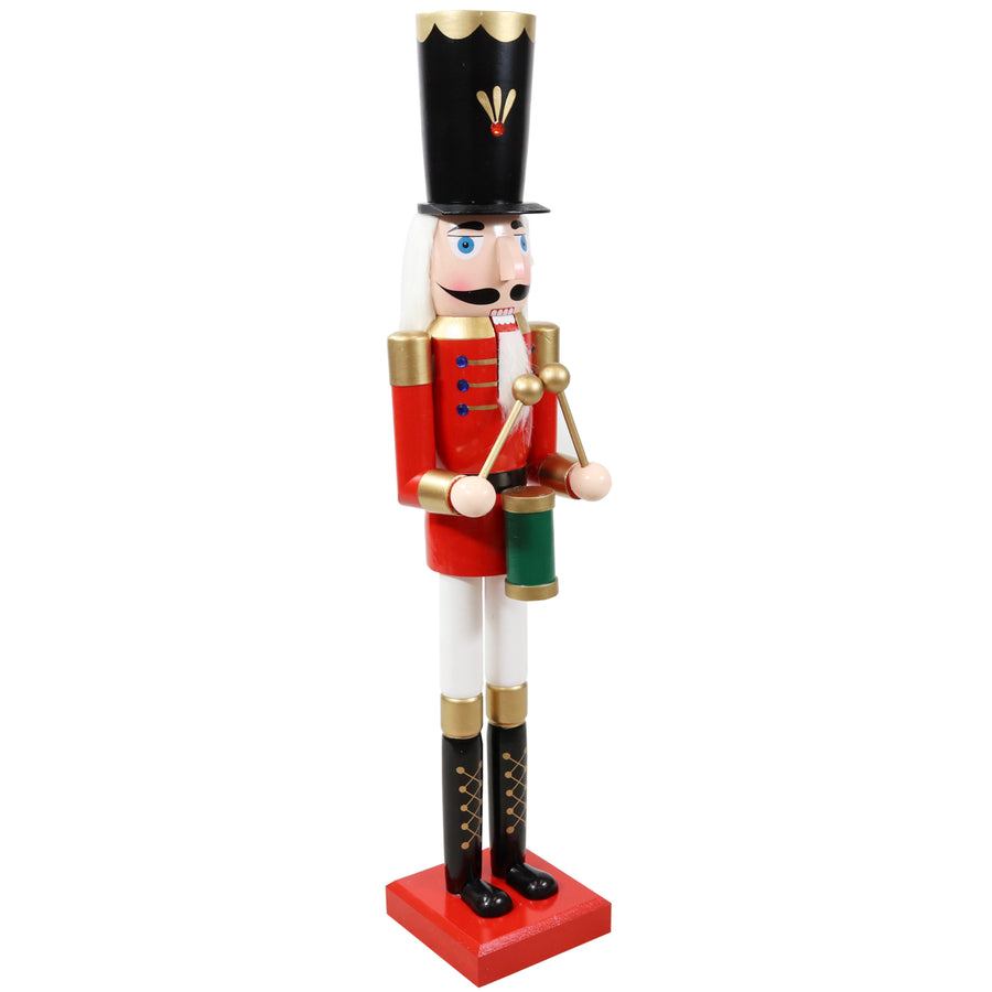 Sunnydaze Noah the Harmonious Indoor Christmas Nutcracker Statue - 35.75 in Image 1