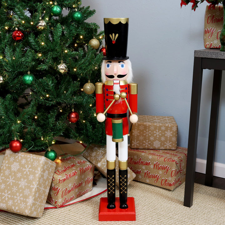 Sunnydaze Noah the Harmonious Indoor Christmas Nutcracker Statue - 35.75 in Image 4