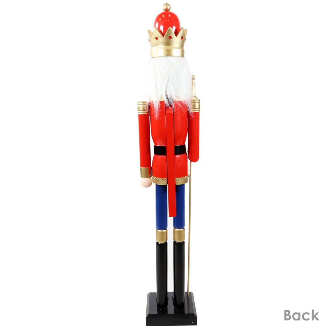 Sunnydaze Arnold the Strong Indoor Christmas Nutcracker Statue - 48 in Image 6