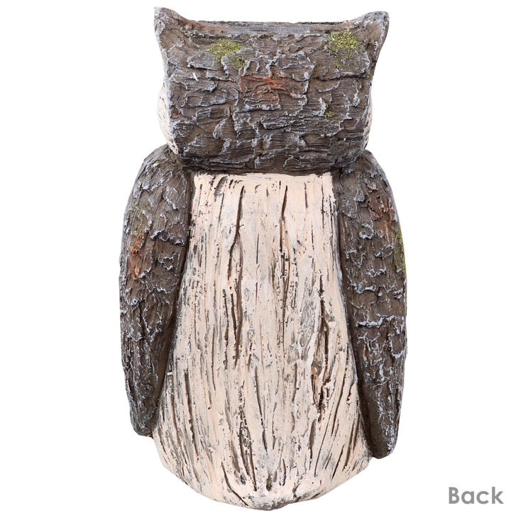 Sunnydaze Ophelia the Woodland Owl Indoor/Outdoor Statue - 13 in Image 6