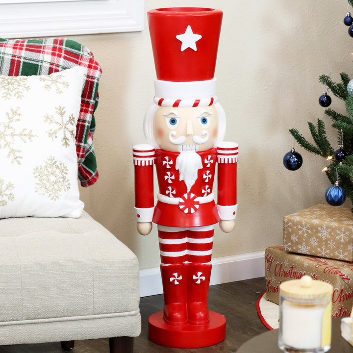 Sunnydaze Alfonso the Noble Indoor and Outdoor Nutcracker Statue - 36 in Image 4