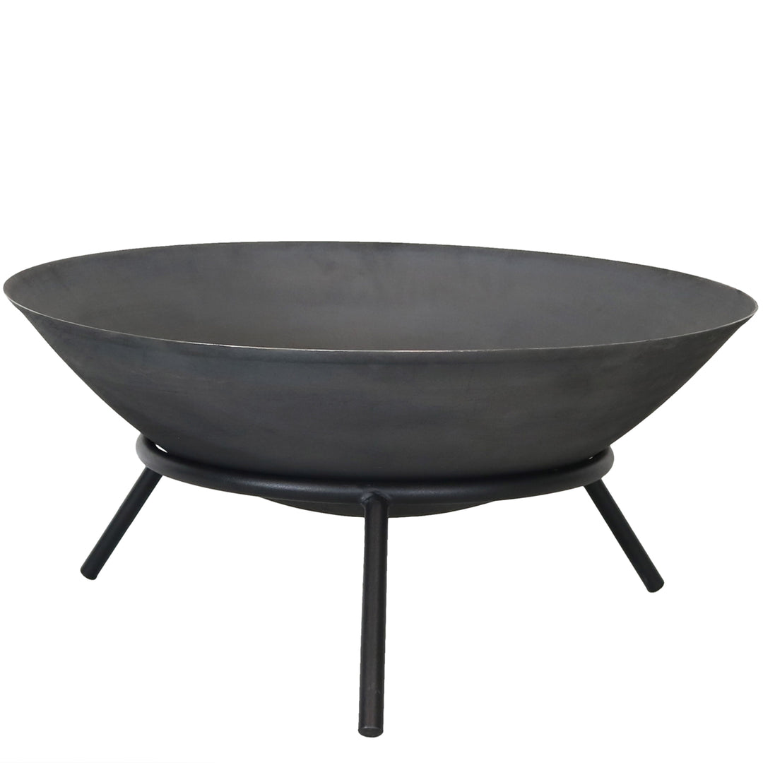 Sunnydaze 22 in Raised Cast Iron Fire Pit Bowl with Stand Image 6