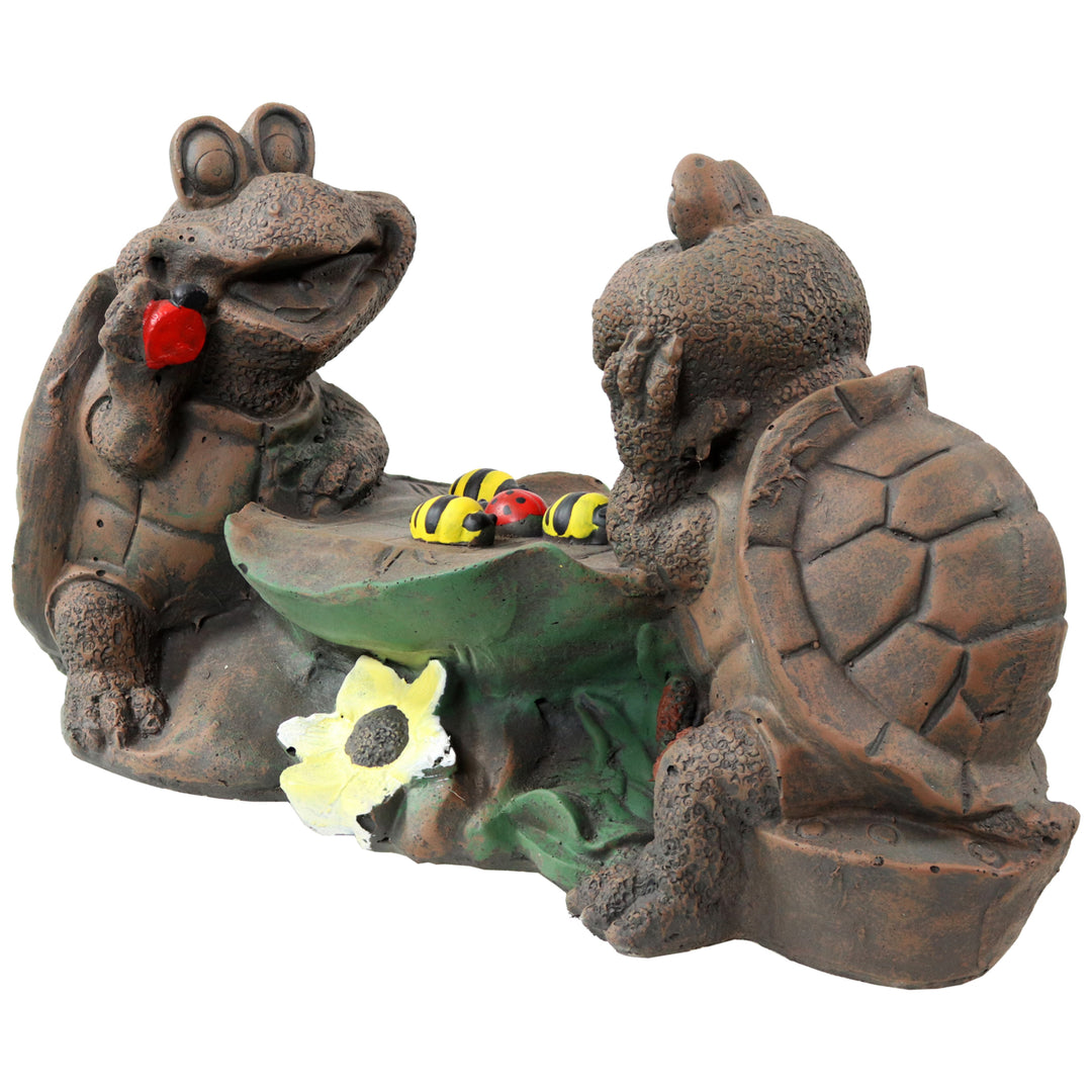 Sunnydaze Tic Tac Toe Turtles Outdoor Statue - 7.5 in Image 5