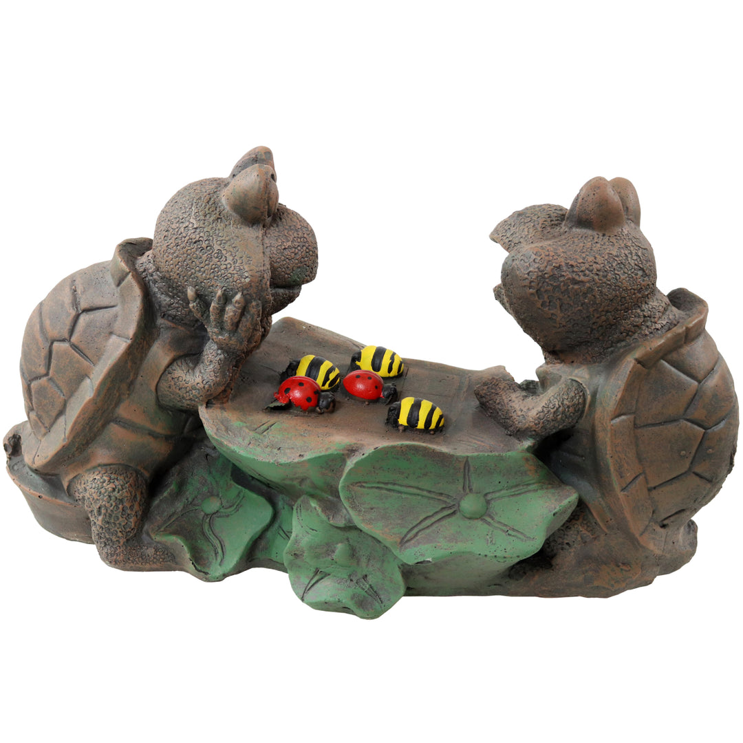 Sunnydaze Tic Tac Toe Turtles Outdoor Statue - 7.5 in Image 6