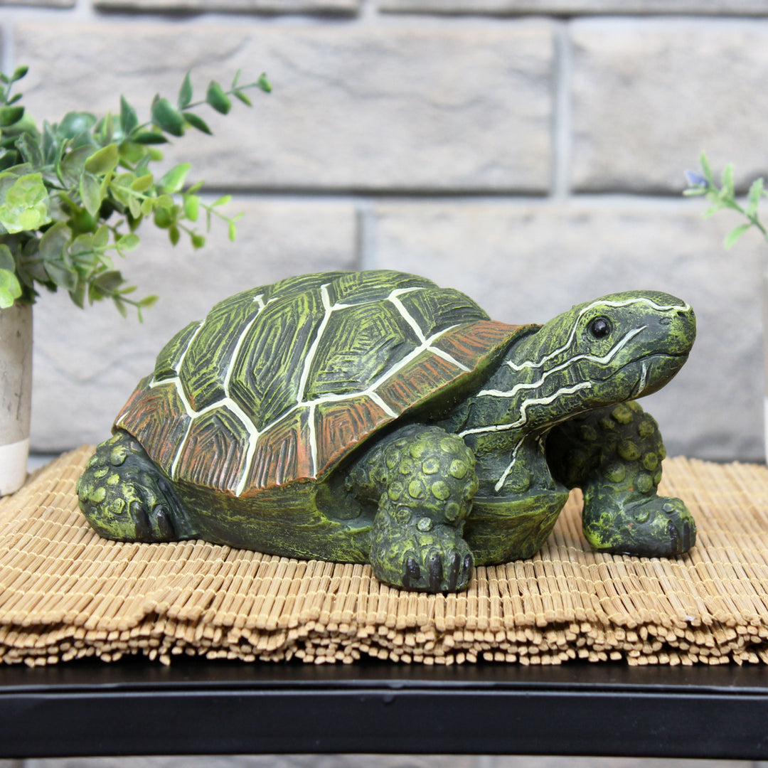 Sunnydaze Terrance the Tortoise Indoor and Outdoor Statue - 9 in - Set of 2 Image 5