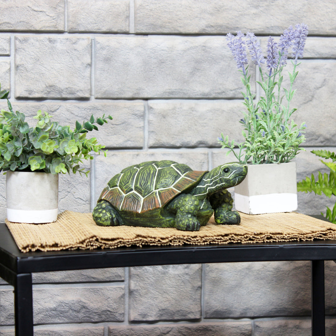 Sunnydaze Terrance the Tortoise Indoor and Outdoor Statue - 9 in - Set of 2 Image 6