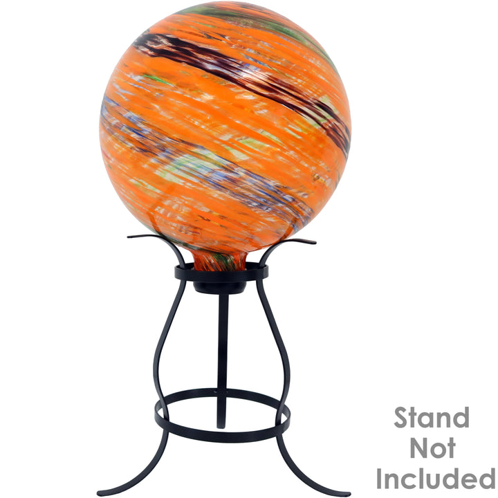 Sunnydaze Sunset Sky Glass Gazing Globe - 10 in Image 6