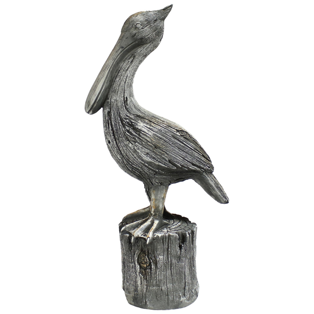 Sunnydaze Pelican Perch Outdoor Polystone Garden Statue - 22 in Image 10