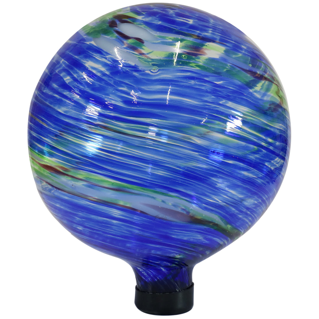 Sunnydaze Northern Lights Glass Gazing Globe - 10 in Image 1