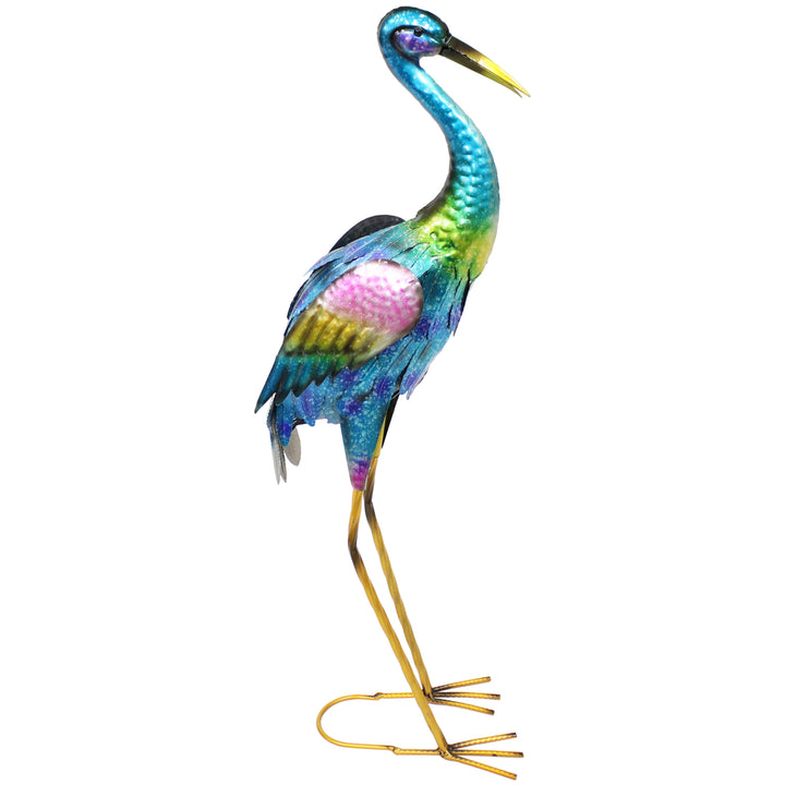 Sunnydaze Crane Indoor/Outdoor Metal Garden Statue - 29 in Image 10